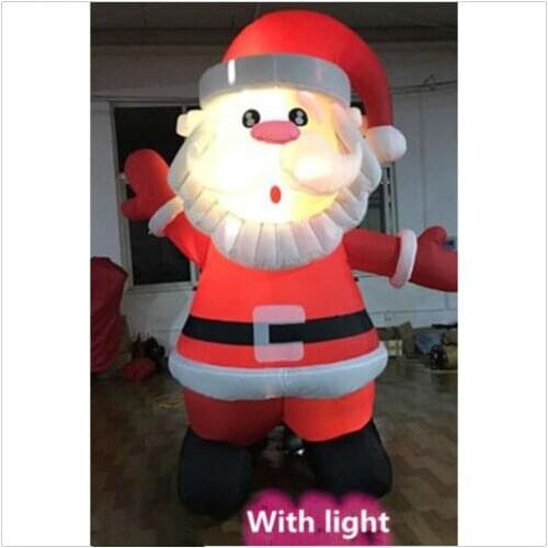 3m Santa Claus Light Up Christmas Airblown Xmas Inflatable Outdoor Garden Top Quality
