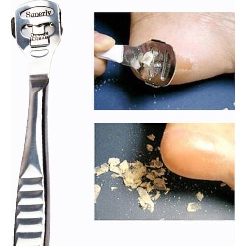 Useful Pedicure Machine+10Pcs Stainless Steel Replacement Blades For Foot Hard Skin Remover Hand Foot File Pies Foot Care