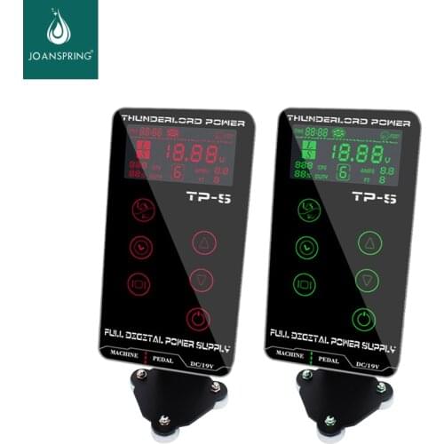 HP-5 Tattoo Power Supply Tatuagem Tattoo Kits Upgrade Touch Screen Power Supply Digital LCD Makeup Dual Tattoo Power Supplies