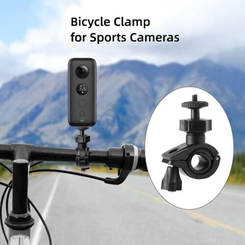 Bicycle Mount Holder Bike Clamp Stander Clip for Insta360 One X OSMO Mobile 3/2 Clamping Pipe Diameter Range 15-31mm
