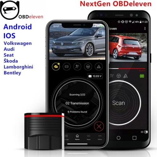 Nextgen OBDeleven OBD2 Diagnostic Tool Supports IOS/Android For VW For Volkswagen/Audi/Seat/Skoda Can Be Use PRO Edition