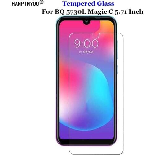 For BQ 5730L Magic C Tempered Glass 9H 2.5D Premium Screen Protector Film For BQ 5730L Magic C 5.71"
