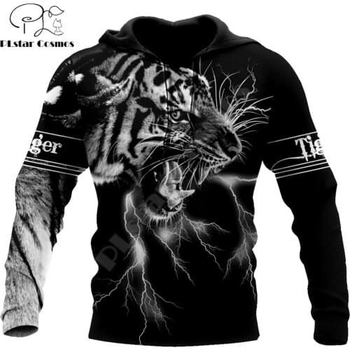 Beautiful Animal tiger lightning 3D Printed Fashion Hoodies Men Sweatshirt Unisex Zip Pullover Casual Jacket Tracksuit DW0261