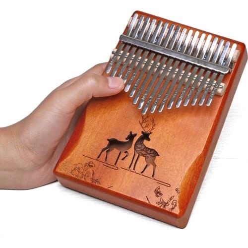 Kalimba 17 Keys Thumb Piano High Quality Mahogany Body Creative Music Thumb Finger Piano Great Sound Musical Instrument Kalimba