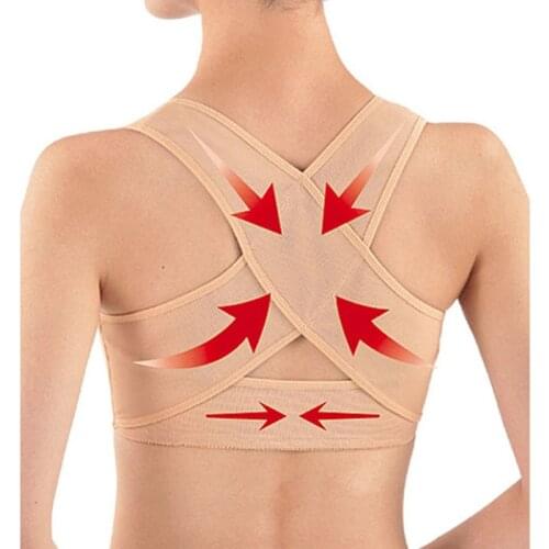 Back Posture Corrector Shoulder Support Correction Women Sports UnderWear Right Shaper Corset Health Care Bra Belt