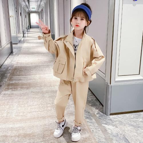 Children Clothing 2021 Autumn Winter Toddler Girls Clothes Hooded Costume Outfit Suit Kids Tracksuit For Girls Clothing Sets