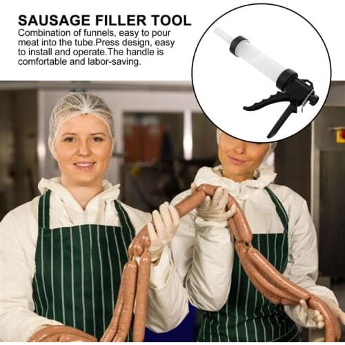 1 Set Manual Sausage Stuffer Meat Maker Syringe Meat Filler Sausage Maker Meat Filler Sausage Filling Tool Kitchen Accessories