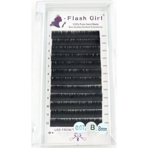 Flash girl Auto Fans Lashes Bloom Eyelash Extension to Make Fan Automatic Flowering Lash Makeup Russian Volume Extensions