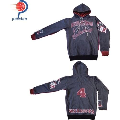 MOQ 5 pcs $36 each Custom Made Sublimation Printed Black Baseball Pullover Hoodies Free Shipping