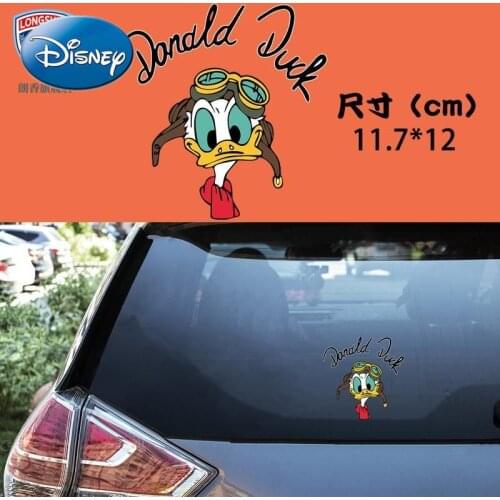 Disney Car Sticker Cartoon Cartoon Donald Duck Car Sticker Scratch Cover Creative Car Sticker