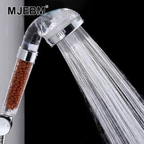High Pressure Boost Water Therapy Sprayer Rainfall Shower Head Anion Filter SPA Shower Head Water Saving Quality Handheld Shower