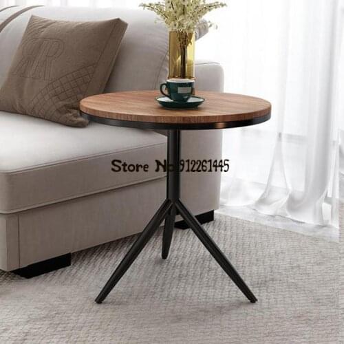 Nordic Modern Simple Small Family Living Room Designer Creative Mini Round Table Sofa Corner Coffee Table Table