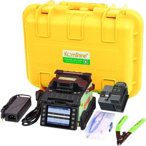 Fusion Splicer Komshine GX39 Fiber Optic Splicing Welding Machine 9s Splicing Time FEDEX Free