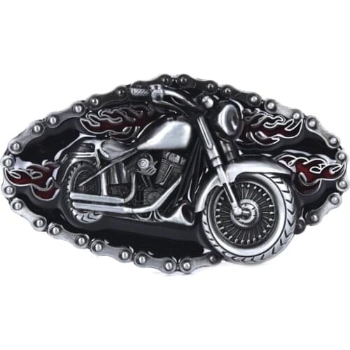 Punk Motorcycle Modelling Cowboy Alloy Belt Buckle 1.5 Inch Width Cowboy And Cowgirl Metal Tool Western Buckles For Belts