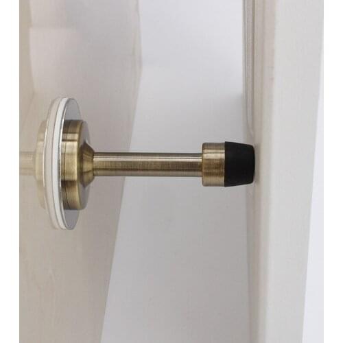 High Quality Stainless Steel Windproof Door Stopper Holder wall buffer crash for Home Toilet Room Door Latch Furniture Hardware