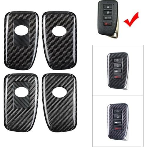 Carbon Fiber Car Replacement Remote Key Shell Cover Case For LEXUS 2014-2017