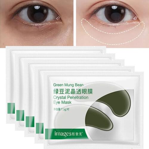 10Pcs=5Pair Eye Mask Moisturizing Improving Dark Circles Anti-Puffiness Anti-Wrinkle Anti-Aging Whitening Lifting Skin Care