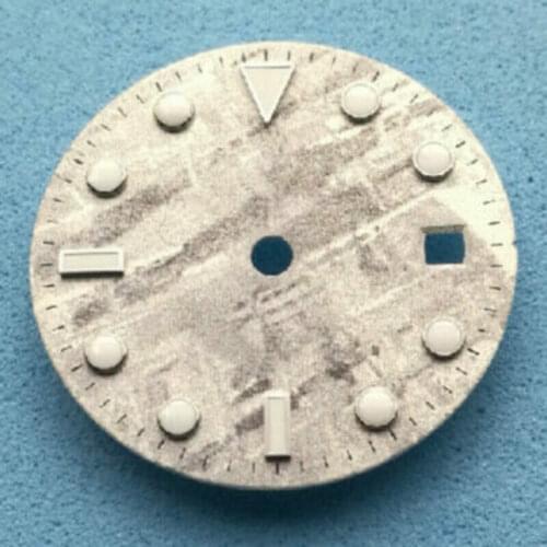 28.5MM Sterile Grey Watch Dial fit 2824 2836 2813 miyota82 Series movement watch