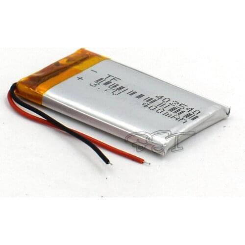 3.7V Rechargeable 400mAH 402540 Li-Polymer lithium ion Li-ion Battery for Toy GPS mp3 mp4 Speaker Reader Recorder Camera