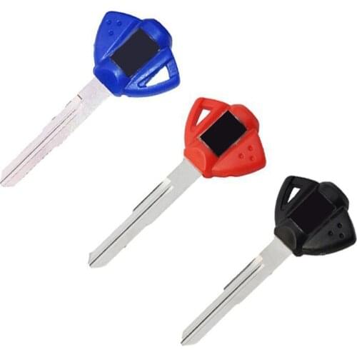 3pcs Lot Motorcycle Blank Key Uncut Blade For Suzuki Bandit600 1200 GSF600S GSF1200 DR650SE GS500F GS1250 VS800 GSX750F SFV650