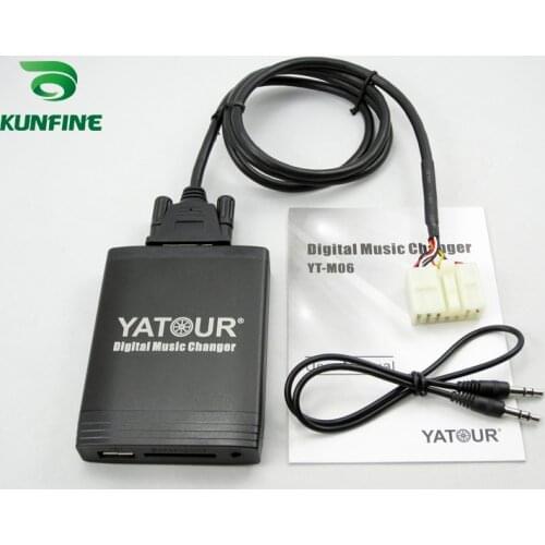 Car Digital Music Changer USB SD Aux MP3 Interface Car Stereo Radio For Toyota Big Bluetooth Phone Mould And Controller Optional