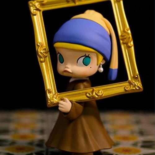 POPMART Mollys one day designer figures blind box collection Gift Kid Toy Action Figures Kawaii Accessoriess Home Decore