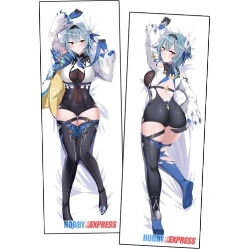 Hobby Express Anime Dakimakura Japanese Otaku Waifu Hugging Body Pillow Cover Eula Genshin Impact 21541