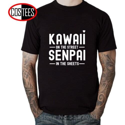 Kawaii on the streets Senpai in the Sheets Anime Japanese Himiko Ahego T-shirt Comfortable t shirt Casual waifu Short Sleeve TEE