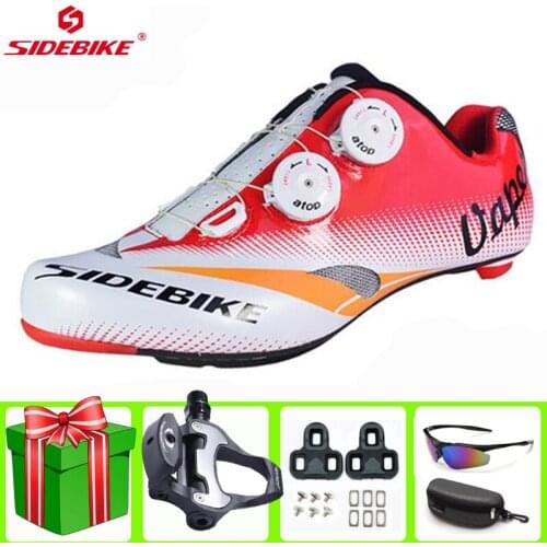 Sidebike Road Cycling Shoes Sapatilha Ciclismo Racing Bike Men Sneakers Women Professional Bicycle Sneakers Breathable Shoes
