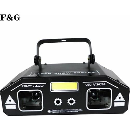 Double hole disco DJ laser beam scanner projector RGB DMX512 stage lighting effects dance bar Christmas party wedding lights