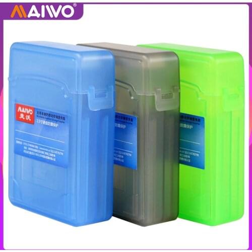 MAIWO KP001 2.5 inch HDD SDD Hard Drive Disk Storage Cover Enclosure Case HDD Storage Box Protection Case for 2.5in Hard Disk