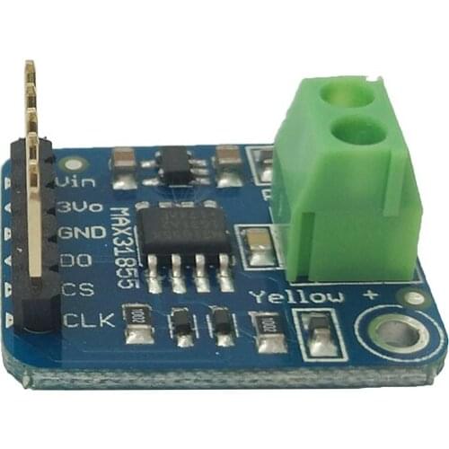 MAX31855 K-type Thermocouple Module Pinboard 1350C SPI Connector Digital&readable Adapter Plate Distinguishability Input 3-5v