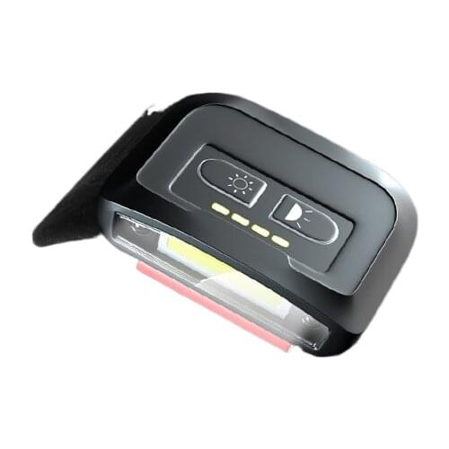 Fishing dedicated charging headlight glare light sensor bright Yediao clip cap head mounted led long life