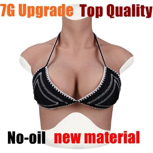 7G New Upgrade Top Quality Fake Artificial Boob Realistic Silicone Breast Forms Crossdresser Shemale Transgender Drag Queen