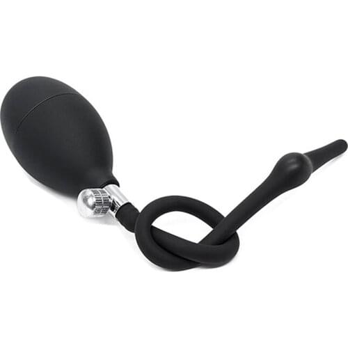 New Silicone Inflatable Male Urethral Catheter Penis Plug Inflate Urethral Sound Dilators Penis Insert Chastity Sex Toys Piece