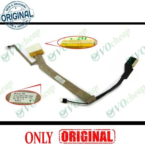 Genuine New Vedio Flex LCD cable for HP Compaq Presario CQ60 CQ60-100 CQ60-200 CQ60-300 G60 15.6" - 50.4AH18.001 50.4AH18.002