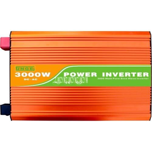 Peak 6000W Pure Sine Wave High Frequency Inverter JN-H 3000W 12V/24V/48V/96V to 220V/110V 50Hz/60Hz 3KW Pure Sine Wave Inverter