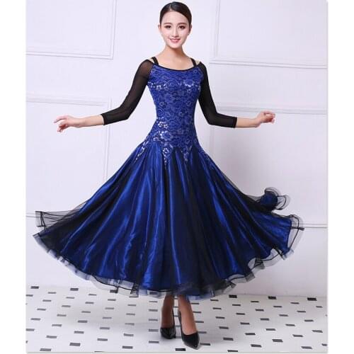 Ballroom Dance Dress Competition Costumes Dresses Standard Dance Dress For Women PerformanceDancewears S M L XL