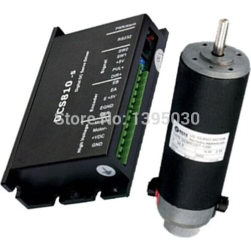 Drive+Motor) 1Set 120W DC Servo Drive DCS810S + Motor DCM50207-1000 Brush DC18-80V 120W 2900RPM