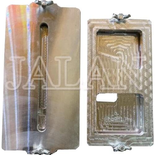 Clamping mold for iphone X XS MAX 11pro 11 pro max glass frame cold glue holding together mould lcd display repair