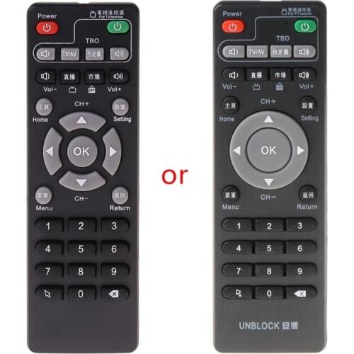 Set-Top Box Learning Remote Control For Unblock Tech Ubox Smart TV Box Gen 1/2/3 C7AA