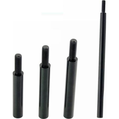 Gear Shifter Knob Stick Lever Straight Extension M10X1.5/1.25 12X1.25 Black For Honda Mazda Mitsubishi Nissan Subaru Toyota Ford