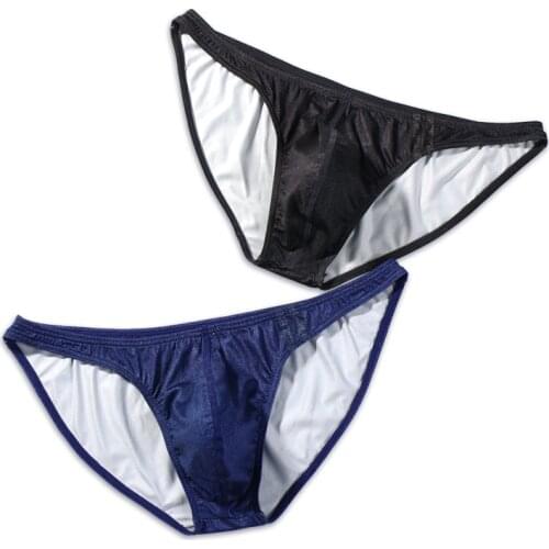 Sexy Gay Underwear Men Cowboy Jeans Printed Briefs Low Waist Male Panties Cuecas Calzoncillos U Pouch Panties