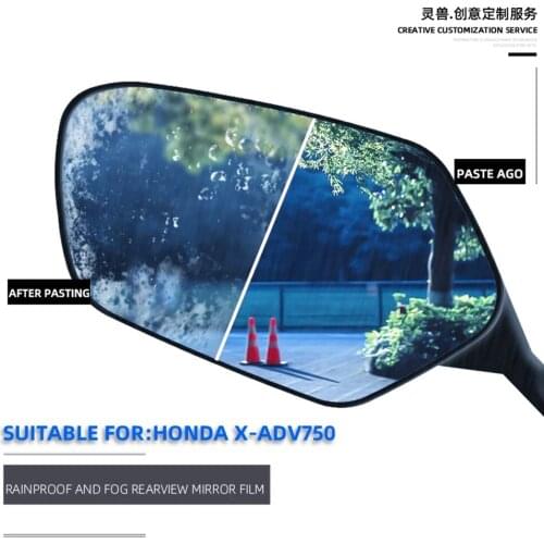 Spirit Beast Motorcycle rearview mirror film fitting scratch proof protective film reflector rain proof film For Honda X-ADV 750