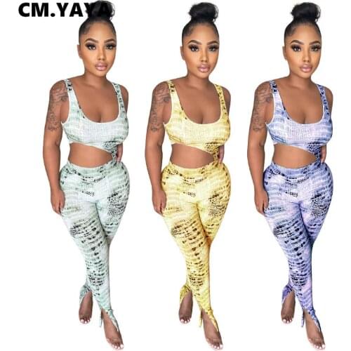 CM.YAYA Women Cut Out Serpentine Jumpsuit Sexy Sleeveless Skinny Active One piece Overall Bodycon Romper Sport Outfit Playsuit