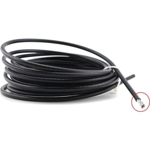 10Meters/20Meters/Roll Black PVC Plastic Coated 304 Stainless Steel Wire Rope Cable 1MM-6MM Diameter