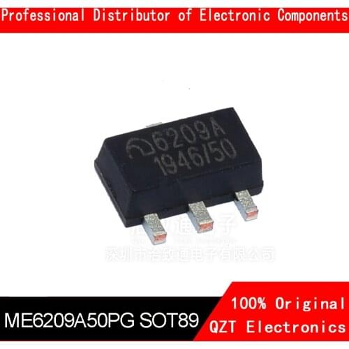 10pcs/lot ME6209A50PG ME6209A33PG 6209A SOT-89 In Stock
