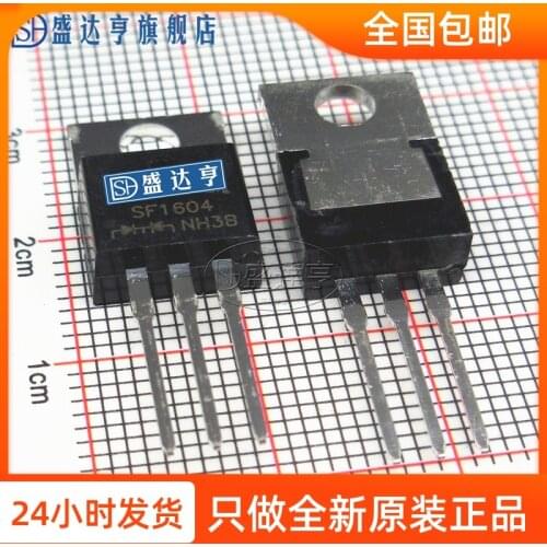 10Pcs/Lot SF1604 16A 400V TO220 Fast Recovery Diode NEW Original In Stock