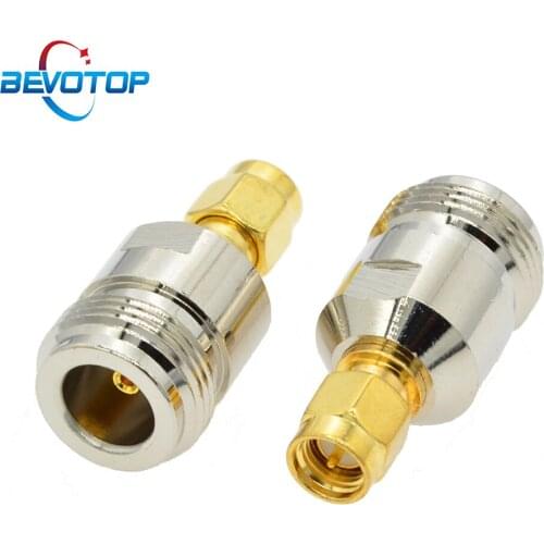 10 PCS/lot SMA Male Plug to N Female Jack Adapter RF Coax Connector Straight
