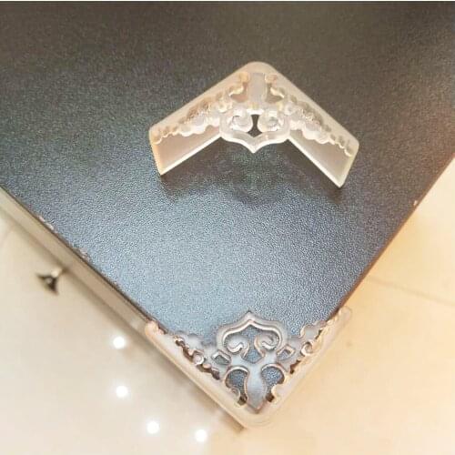 4 Pack L-shaped Baby Safety Silicone Corner Protector Table Corner Edge Protection Cover kids Anticollision Edge & Guards